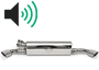 <b>1 IN / 2 OUT</b> <br>Sports Silencers