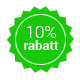 Zehn Prozent Rabatt