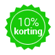Tien procent korting