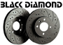 Black Diamond Remschijf GEPERFOREERD & GEGROEFD