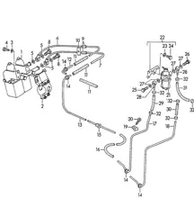 Benzinpumpe - AUTOPULSE 500 - Elektrisch mit Leitungen (Modell: CARRERA, 1500 GS/GT) 356, 356A 1950-1959