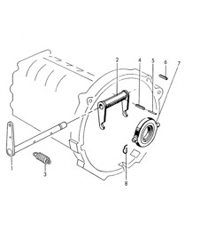 Butée d'embrayage - G 25 001 >> (Modèle : 716/0/1/2/3, 716/4/5) 356, 356A 1950-1959
