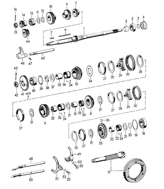 Diagram 303-000 Porsche 9J1.1 Taycan 2020-24 
