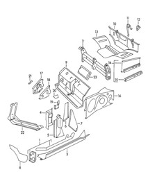 Frame / Single parts 356A  1955-1959