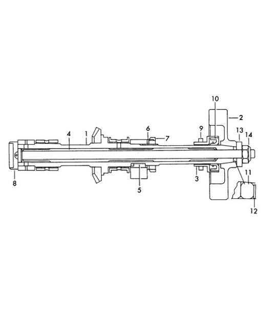 Diagram 103-030 Porsche Panamera 970 MK1 (2009-2013) Motor
