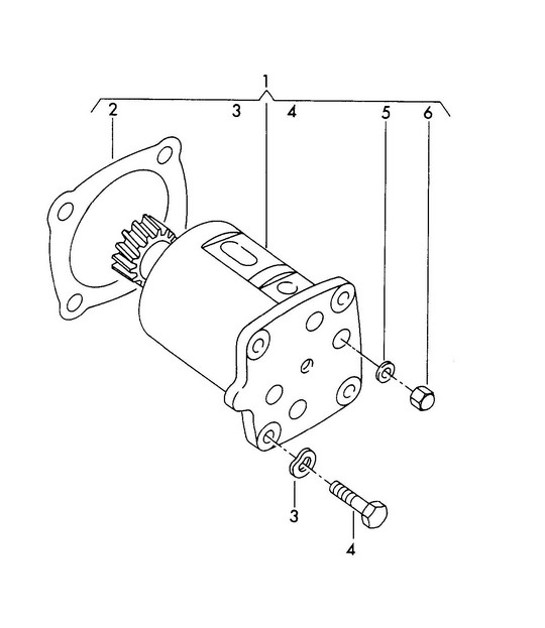 Diagram 104-010 Porsche 944 2.5L 8V 1982-87 