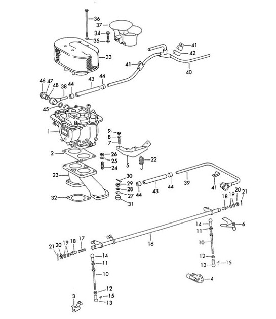 Diagram 107-004 Porsche Macan (95B) MK1 (2014-2018) Motor