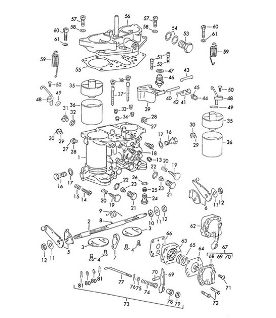Diagram 107-015 Porsche 992.1  Carrera 2S / GTS 3.0L 2019-24 Motor
