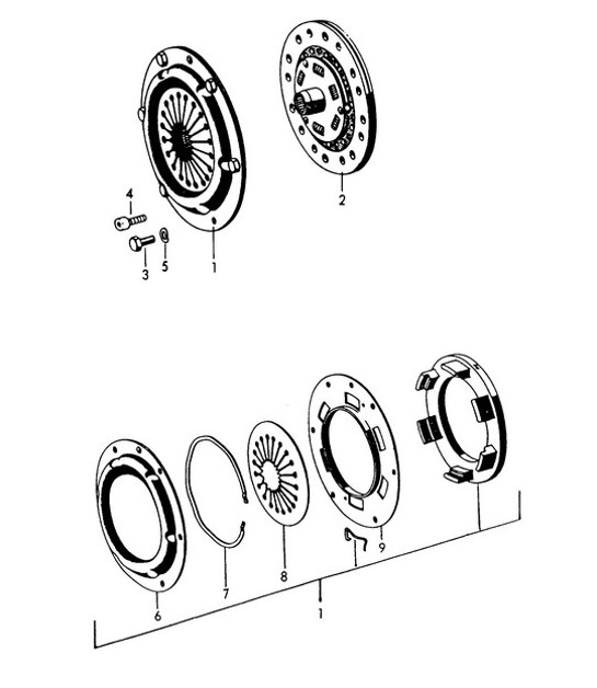 Diagram 301-000 Porsche 9J1.1 Taycan 2020-24 