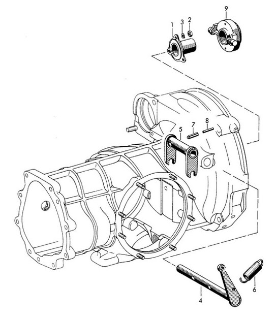 Diagram 301-005 Porsche Macan (95B) MK1 (2014-2018) Transmission