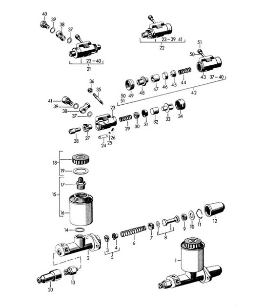 Diagram 604-000 Porsche Macan (95B) MK1 (2014-2018) Ruote, freni