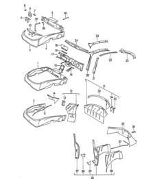 Revestimiento interior 356B / 356C 1960-1965
