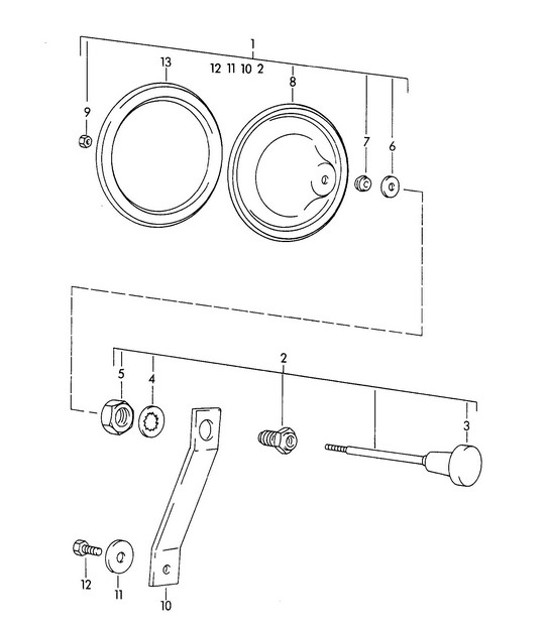 Diagram 813-010 Porsche Cayman 718 2.0L Manual (300 Bhp) Carrozzeria