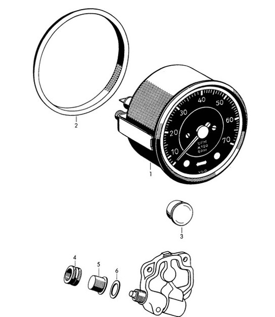 Diagram 906-005 Porsche Cayman 2.9L 987C MKII 2009-12 Equipo eléctrico