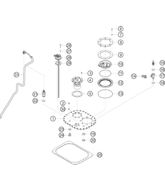 Diagram 2.2-03 Porsche Cayman 718C (982C) 2017>> Fuel System, Exhaust System