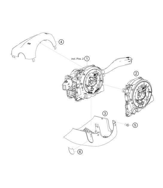 Diagram 9.9-13 Porsche 997 MK1 GT3 / GT3 RS 2007-09 Electrical equipment