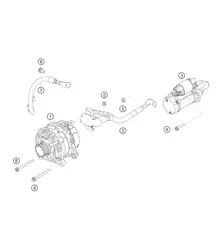 Générateur / Démarreur 718 Cayman GT4 RS Clubsport 2020-2024