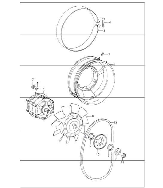 Diagram 105-00 Porsche Boxster 718 (982) 2017>> 引擎