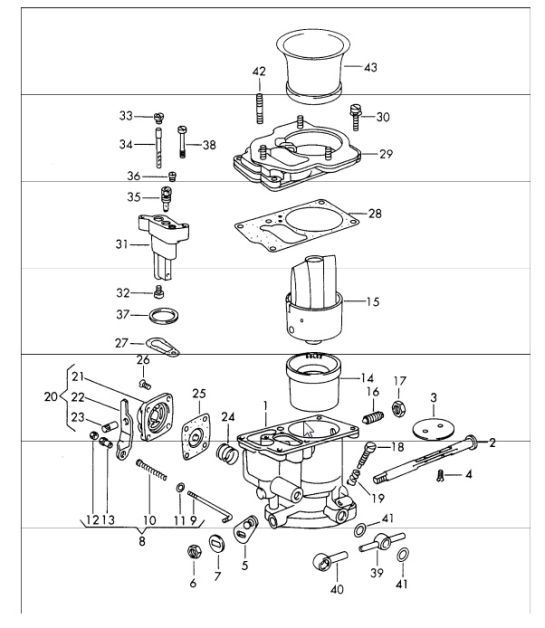 Diagram 107-07 Porsche Macan (95B) MK1 (2014-2018) Motore