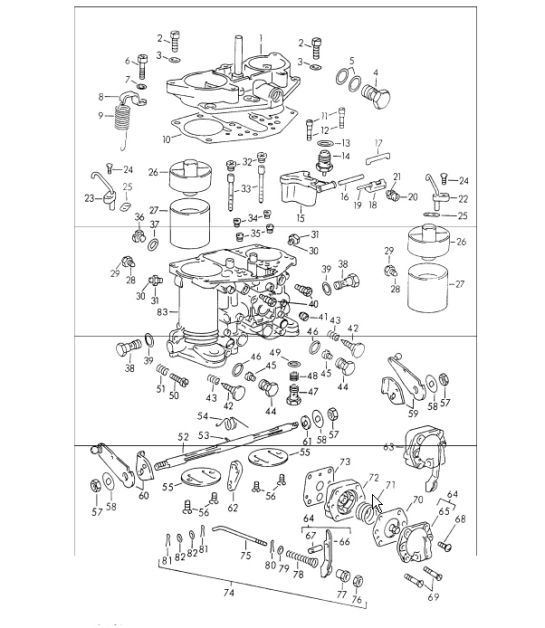 Diagram 107-17 Porsche 911 & 912 (1965-1989) Motore