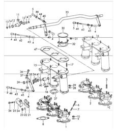 injection system throttle body for 911 E/S 1969 ONWARDS