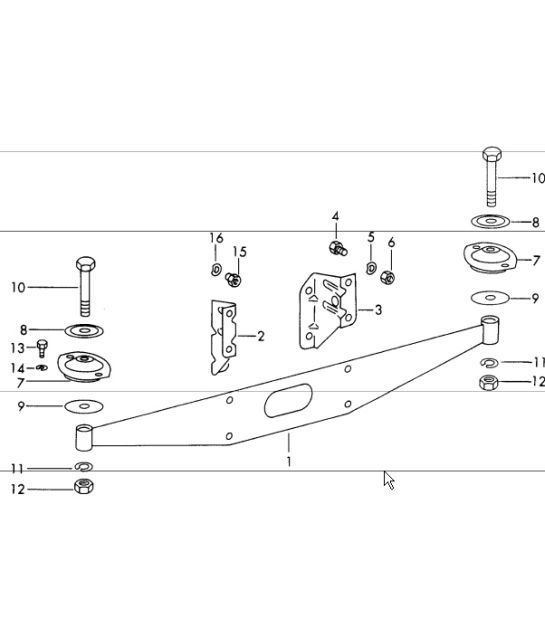 Diagram 109-05 Porsche 993 (911) C2 1994-97 Moteur