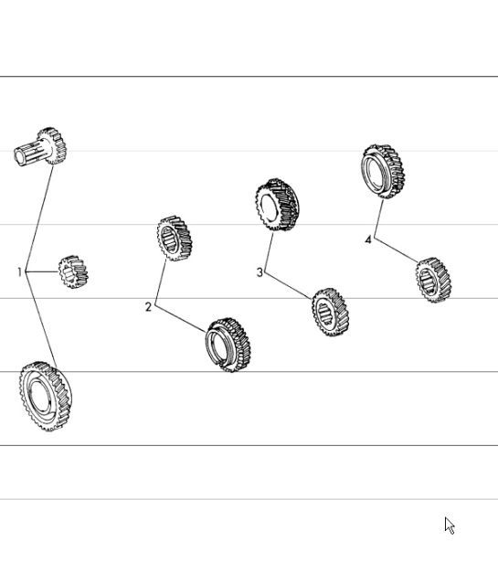 Diagram 308-00 Porsche 997 MK1 GT2 2007-09 Transmission