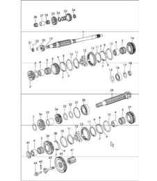 gears and shafts sportomatic 911 1965-69