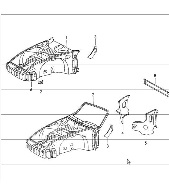 Diagram 801-05 Porsche 9J1.1 Taycan 4S 2020-24 