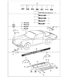 decorative fittings 911 1969