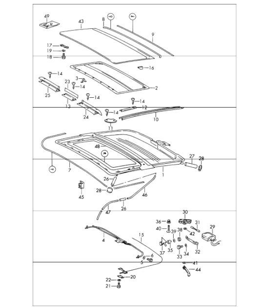 Diagram 811-00 Porsche 918 Spyder 2014-2015 