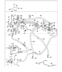 engine lubrication 911 T-E/E/S and 911 T-V 1972
