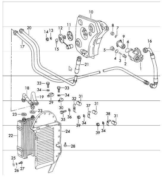 Diagram 104-20 Porsche 997 MKII GT2 RS 2011-13 Motore