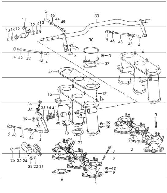 Diagram 107-25 Porsche Cayman 718C (982C) 2017>> 引擎