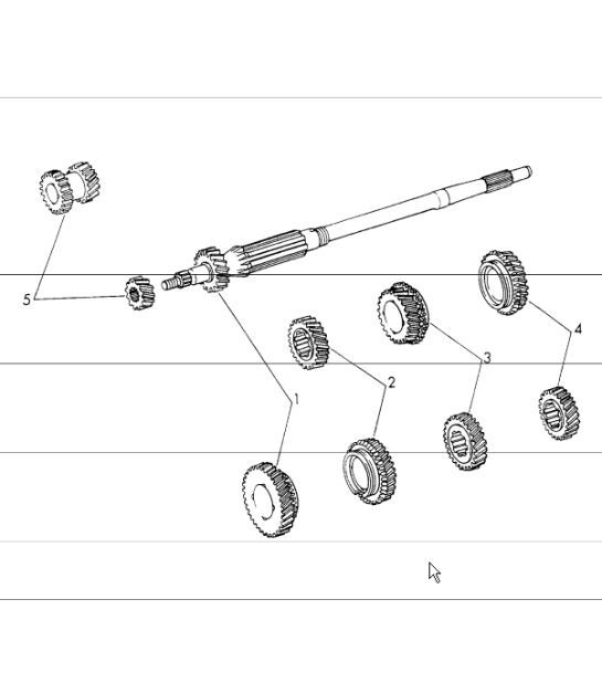 Diagram 303-20 Porsche Macan (95B) MK1 (2014-2018) Übertragung