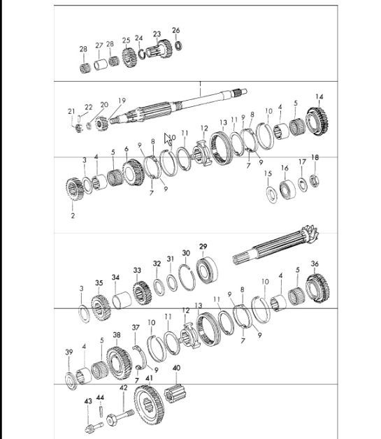 Diagram 308-05 Porsche 912E 4CYL 1976 