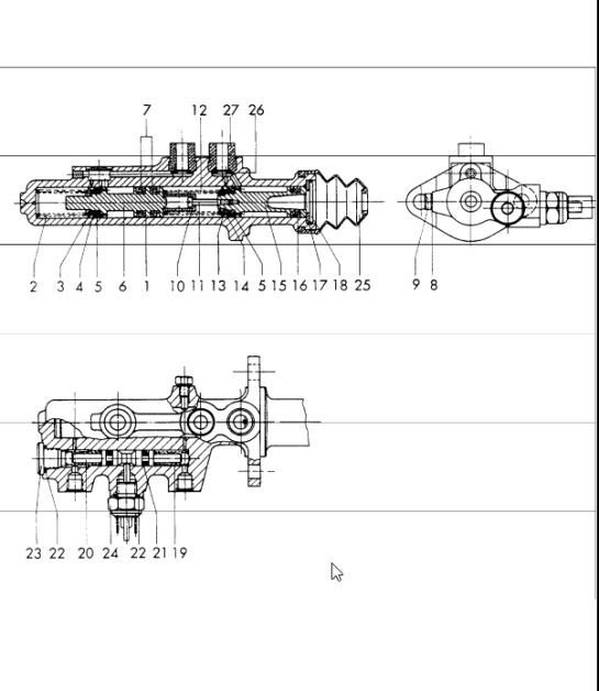 Diagram 604-10 Porsche 928 (1978-1995) 