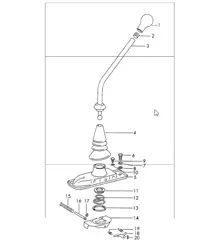 Levier de vitesse commande transmission 4ème/5ème vitesse pour 911 année modèle -71/72-