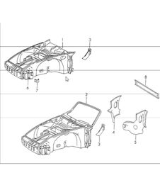 Body front section 911 1970-73