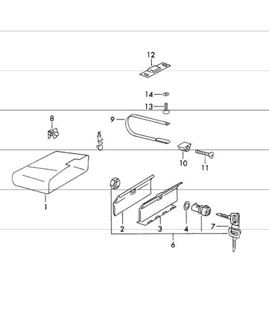 Diagram 809-10 Porsche 992.1 Carrera 4 3.0L 2019-24 Karosserie