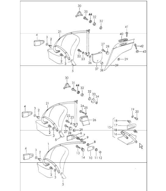 Diagram 812-00 Porsche 992.2 GT3 2025>> 