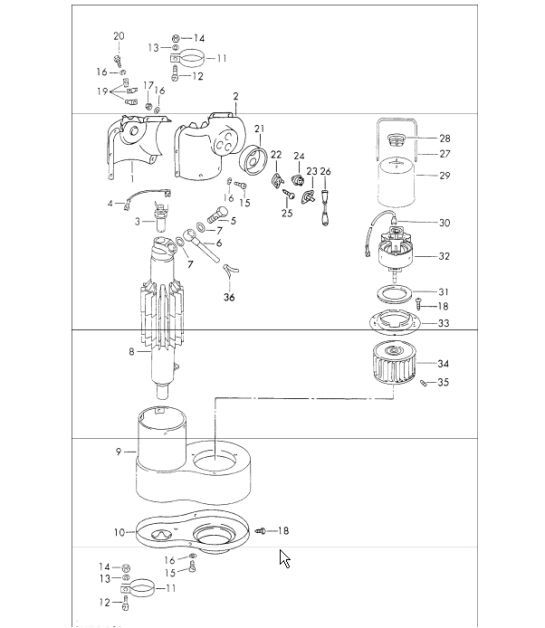 Diagram 813-10 Porsche 911 & 912 (1965-1989) Body