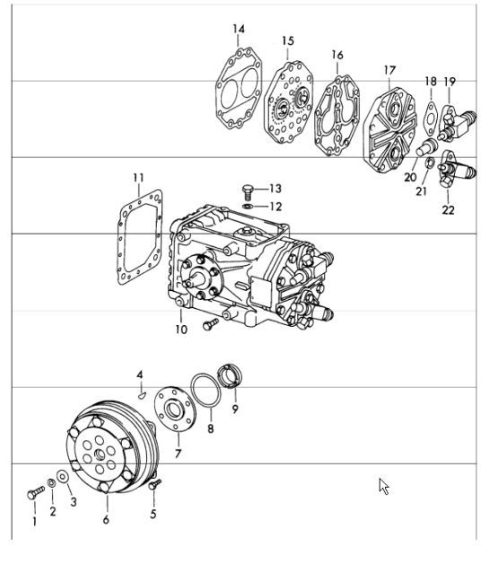 Diagram 813-55 Porsche 997 (911) MK2 2009-2012 Carrosserie