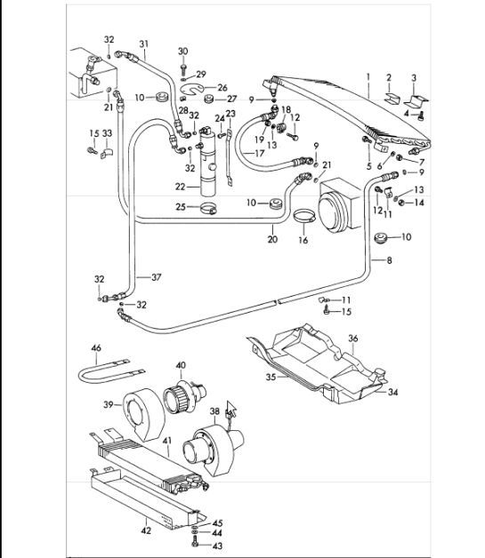 Diagram 813-65 Porsche 992.1 (911) Dakar 3.0L 2023-24 Carrosserie