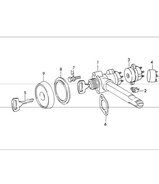 Diagram 903-00 Porsche Macan (95B) MK1 (2014-2018) Elektrische Ausrüstung