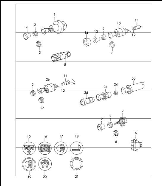 Diagram 903-05 Porsche 991.2 Speedster 4.0L (510Bhp) 2019 Elektrische Ausrüstung