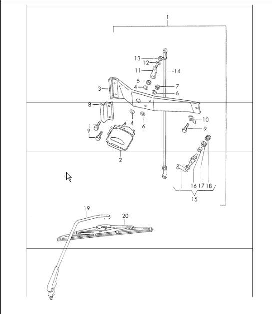 Diagram 904-05 Porsche Boxster 986/987/981 (1997-2016) Electrical equipment