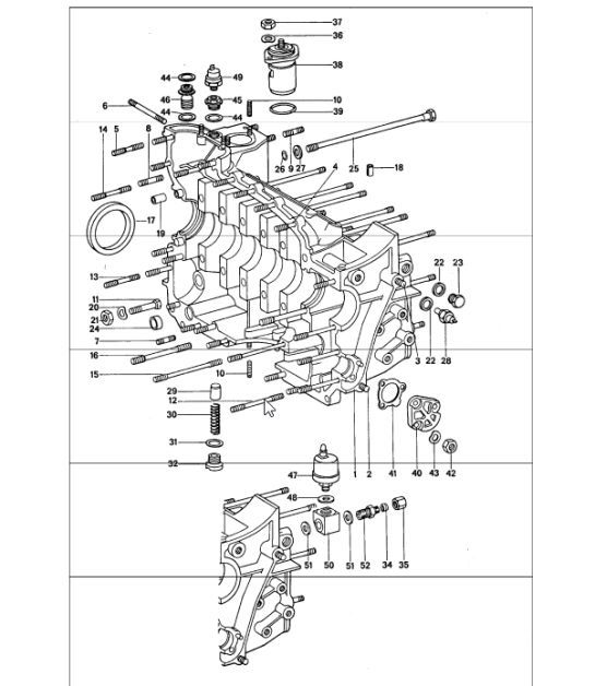 Diagram 101-10 Porsche Macan (95B) MK1 (2014-2018) Motor