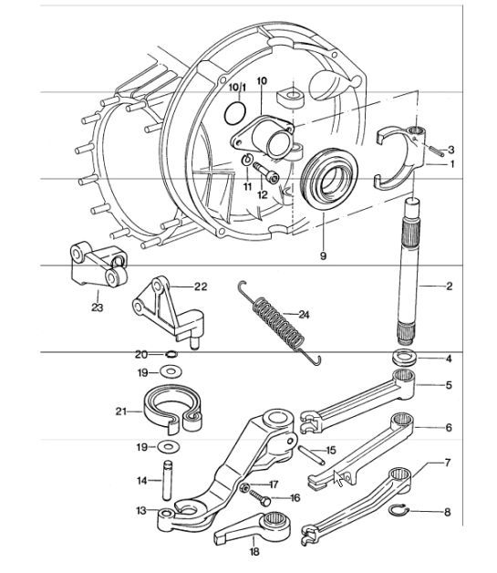 Diagram 301-05 Porsche Boxster 718 (982) 2017>> Transmission