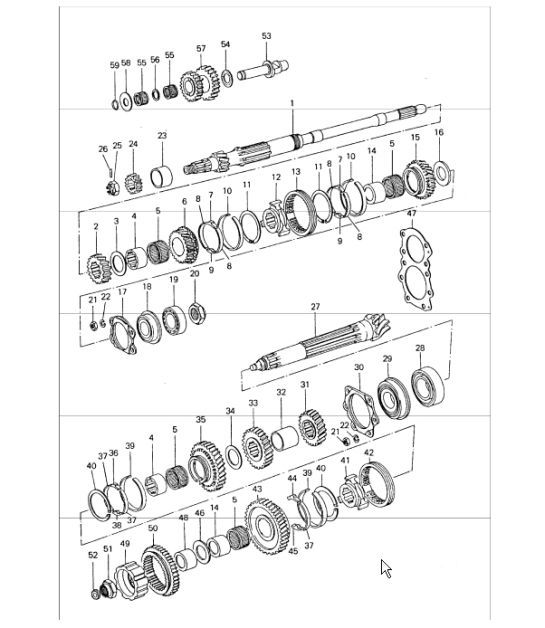 Diagram 303-05 Porsche Carrera GT (2003-2006) 